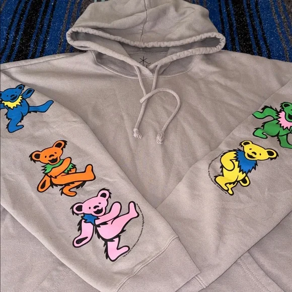 Grateful Dead Dancing Bear Hoodie - Picture 3 of 7